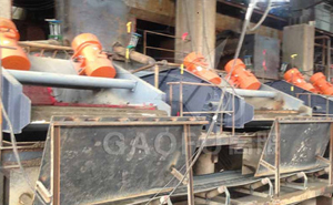 高服的振動脫水篩輕松解決福建泉州某鉀長石選礦廠石粉干堆效果