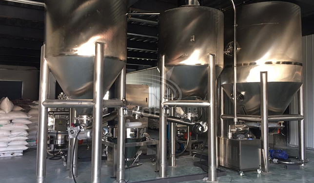 芝麻餅供粉系統